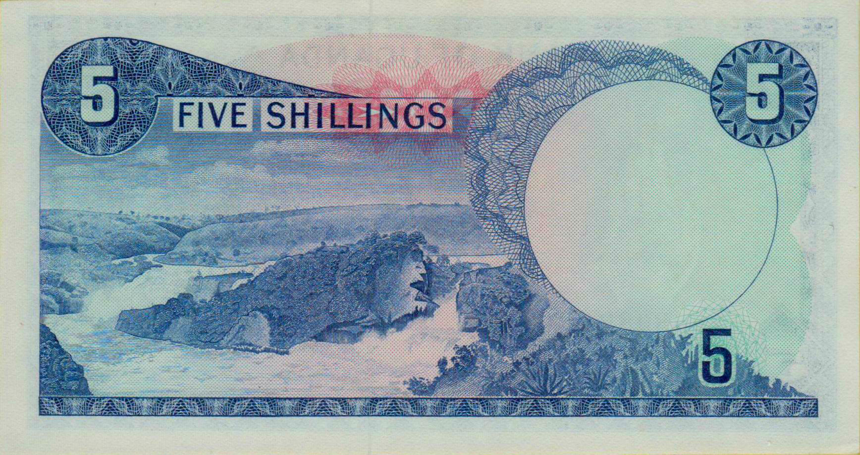 Uganda 5 1966 UNC P-1